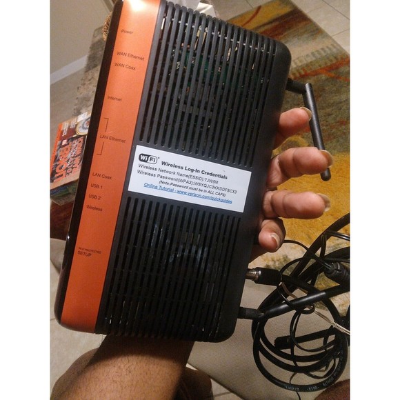 VERIZON FIOS MODEM Actiontec MI424WR Rev I Gigabit Wireless N Router - Picture 3 of 6